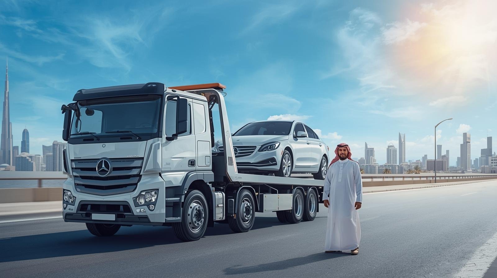 نقل سيارات معطلة في سكاكا